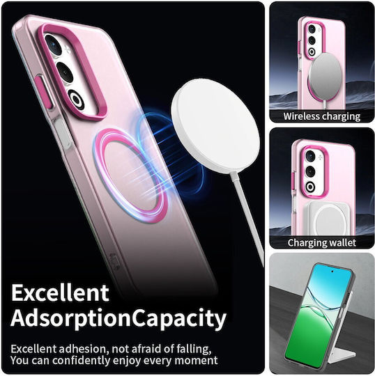Techsuit Back Cover Πλαστικό / Σιλικόνης Ροζ (Oppo A5)