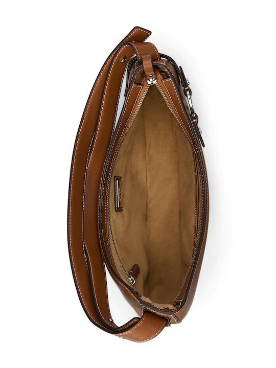 Tasha Leather Women's Shoulder Bag Tabac Brown