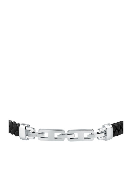 Maserati Men's Leather Bracelet 5cm