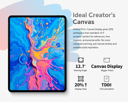 Teclast ArtPad Pro 4G 12.7" Tablet (8GB/256GB) Γκρι