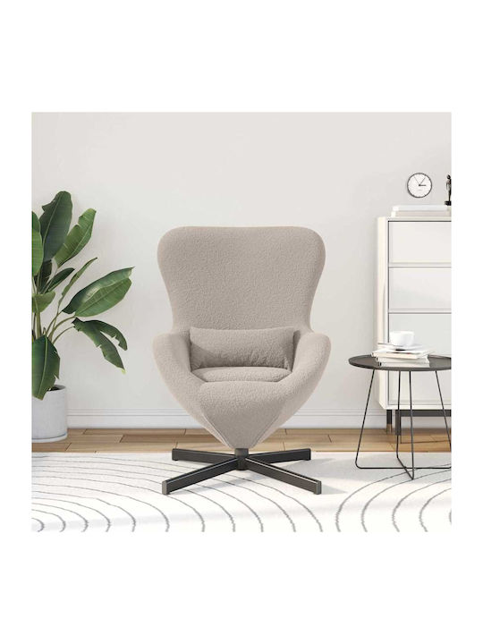 Sessel Light Grey 63x73x90cm
