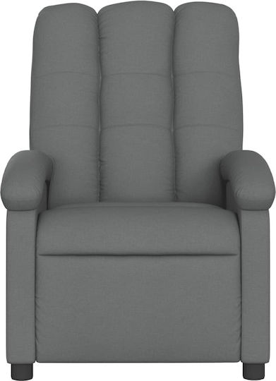 Fotoliu Relax cu Puf Gri închis 70x93x101cm