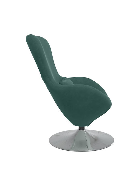 Πολυθρόνα Βελούδινη Dark Green 63x73x90cm