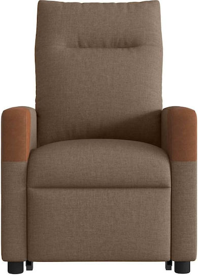 Fotoliu Relax cu Puf Sc. Coffee 50x54x100cm
