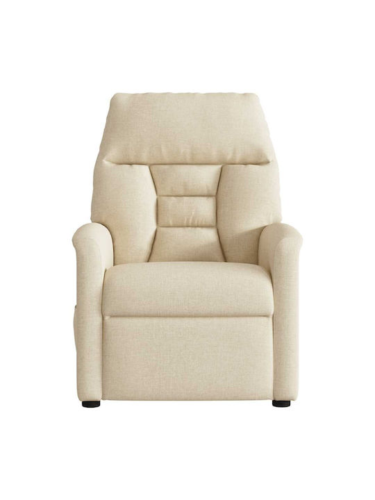 Relaxsessel Friseurwaschbecken Cream 72x90x99cm