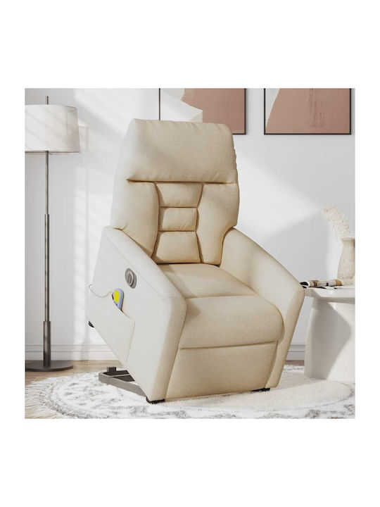 Πολυθρόνα Relax Massage Κρεμ 72x90x99cm