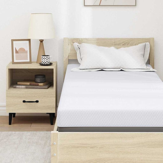 vidaXL Μονό Ανατομικό Στρώμα 80x200x10cm με Ανεξάρτητα Ελατήρια