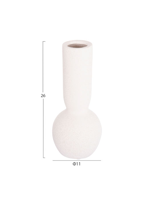 Ceramic Tabletop Decor Fb94616.01 Crystal Off-White Φ11x26cm