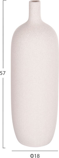 Ceramic Tabletop Decor Fb94623.01 Crystal Off-White Φ18x57cm