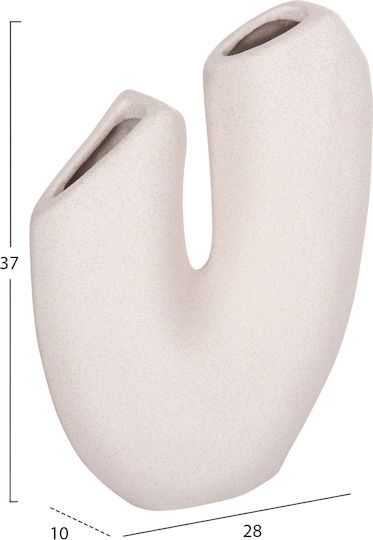 Ceramic Tabletop Decorative Fb94618.01 Crystal Off-White 28x10x36 5pcs