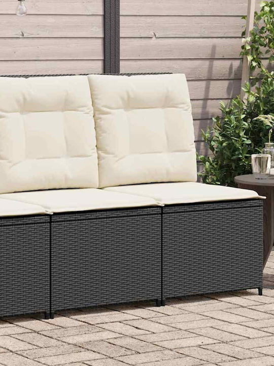 Four-Seater Sofa Outdoor Rattan with Pillows 54x67x95cm