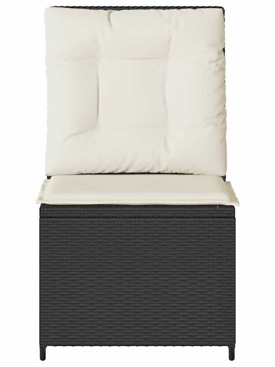 Four-Seater Sofa Outdoor Rattan with Pillows 54x67x95cm