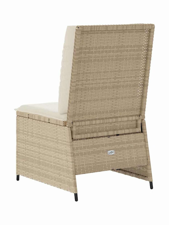 Four-Seater Sofa Outdoor Rattan with Pillows 54x67x95cm