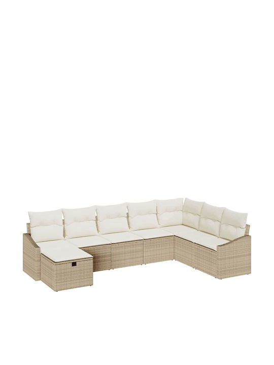 Corner Sofa Outdoor Rattan 55x62x69cm