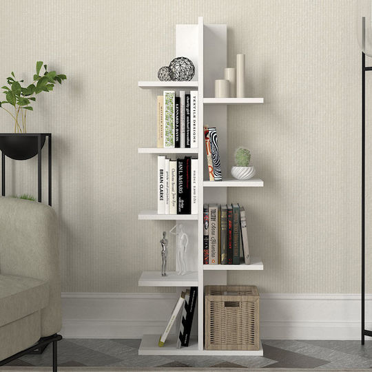 Bibliothek Tree Weiß 45x21.4x113cm