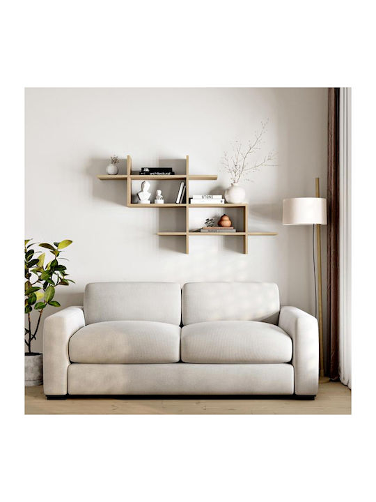 Shelf Wall Halic Natural Beech 150x22x82cm