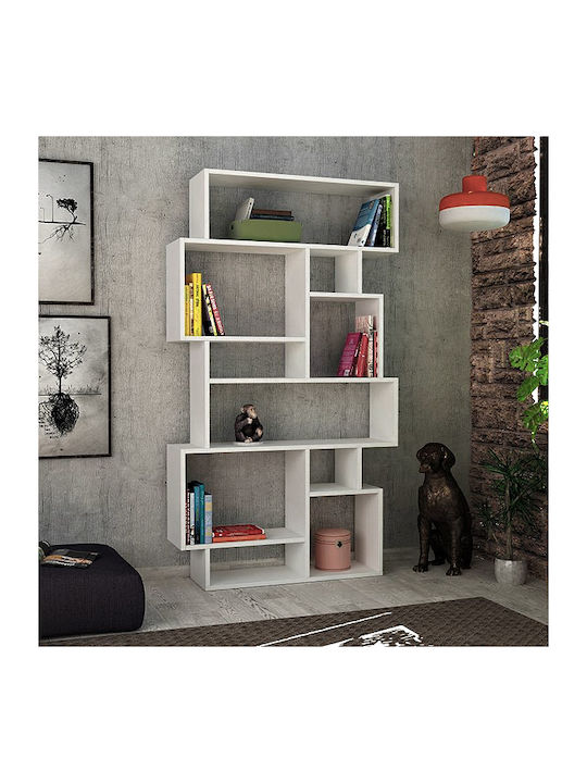 Bibliothek Karmato White 96x25.5x168.5cm