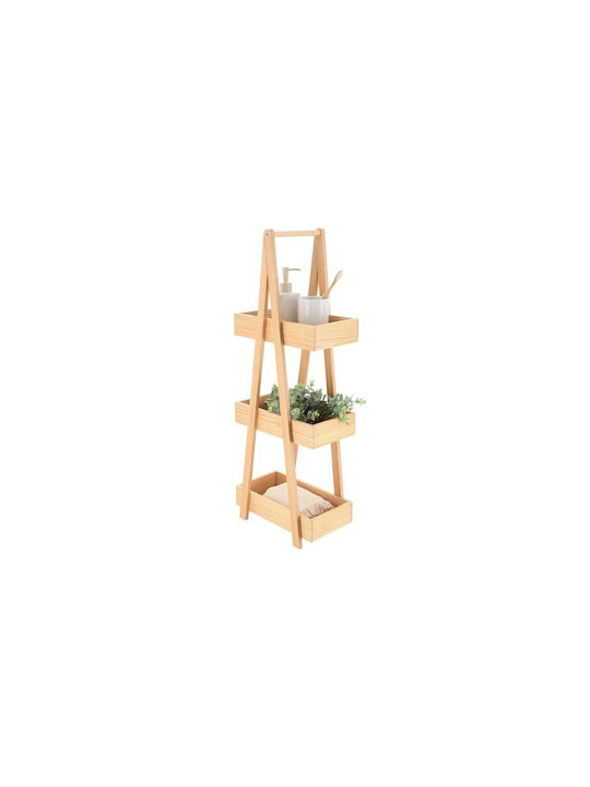 Bibliotecă Bej 30x19x81 cm