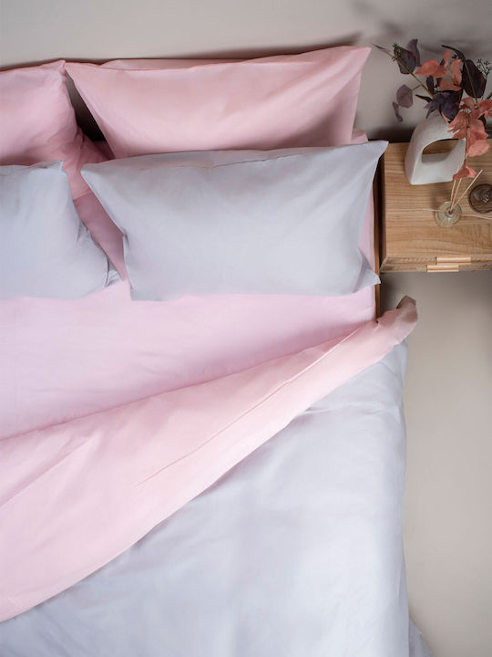 Sunshine Duvet Cover Single 170x250 Menta 205 Grey