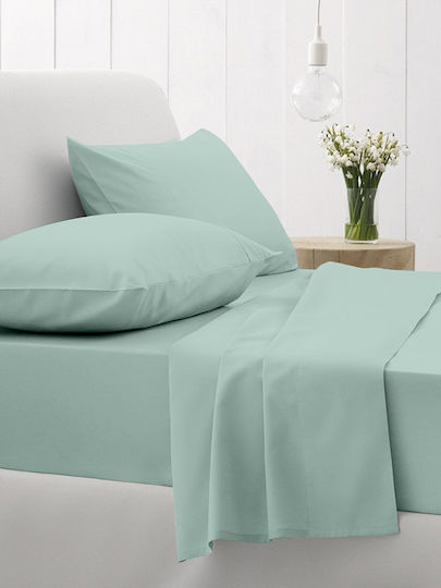 Sunshine Duvet Cover Cotton Double 200x250 Cotton Feelings 105 Aqua