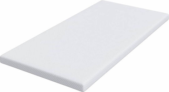 vidaXL Ανώστρωμα Μονό Polyester 90x190x7εκ.