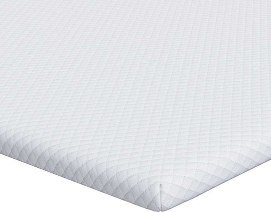 vidaXL Топ матрак Единичен Полиестер 90x190x3.5 см