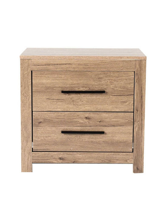 Nachttisch Dodo Holz Beiges 58x39x56cm