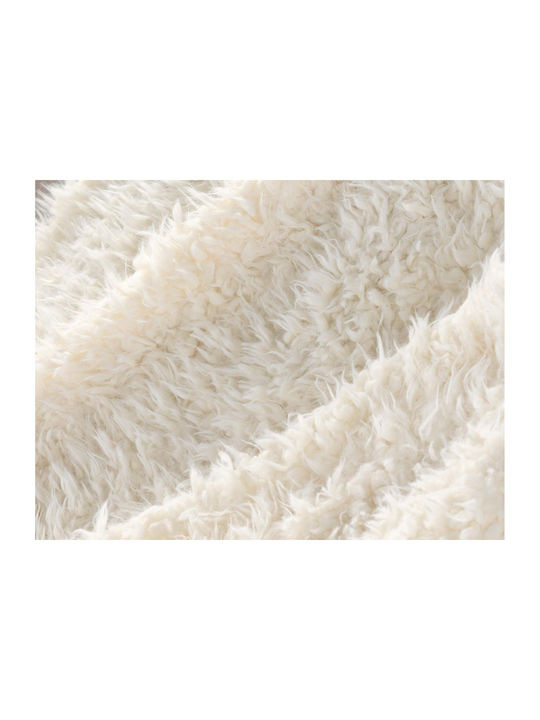 L-c Mouton Ριχτάρι Πολυθρόνας Γούνινο 180x220εκ. Mouton