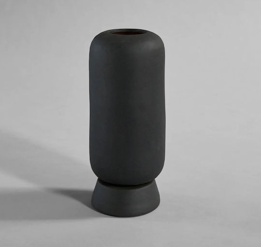 101 Copenhagen Ceramic Vase Black 12x33cm