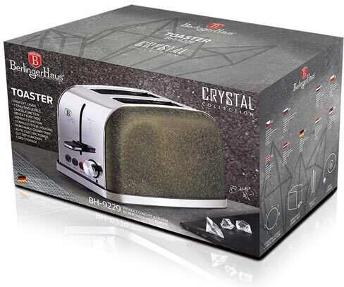 Berlinger Haus Φρυγανιέρα 2 Θέσεων 850W Γκρι