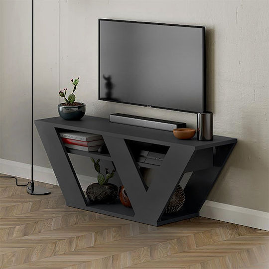 TV-Ständer Pipralla Anthrazit M110xP40xH30cm