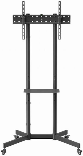 Gembird TVS-70T-01 Βάση Τηλεόρασης Δαπέδου έως 70" Μαύρο