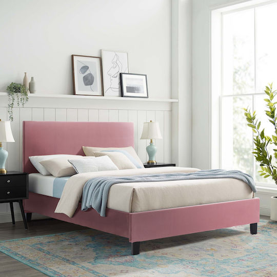 Becca Κρεβάτι Διπλό για Στρώμα 150x200cm Σάπιο Μήλο Becca Κρεβάτι Διπλό για Στρώμα 150x200cm Σάπιο Μήλο