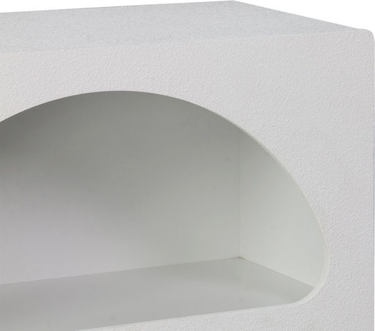 Wall Shelf Emersi White 70x35x100cm