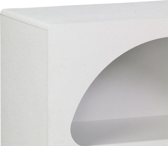 Wall Shelf Emersi White 70x35x100cm