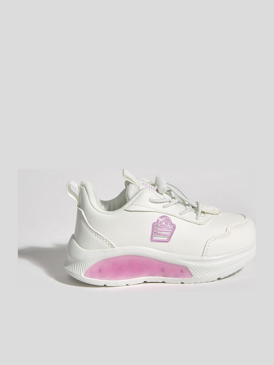 Παιδικά Sneakers με Φωτάκια Λευκά