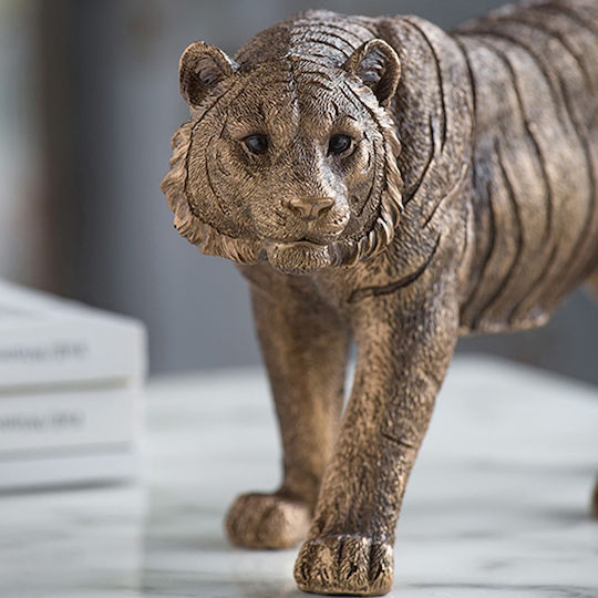 Artekko Decorative Animal Polyresin Tiger 29x9x15cm 1pcs