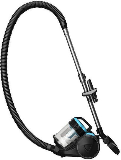 Turbotronic TT-CV12 Aspirator 700W cu bol 2.5lt Neagră