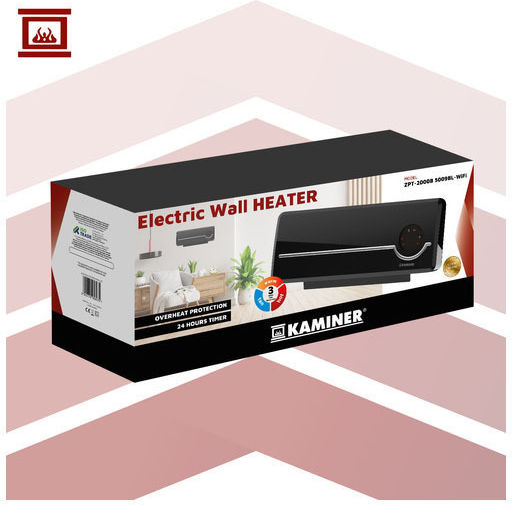 Kaminer Fan Heater Room Wall 2000W