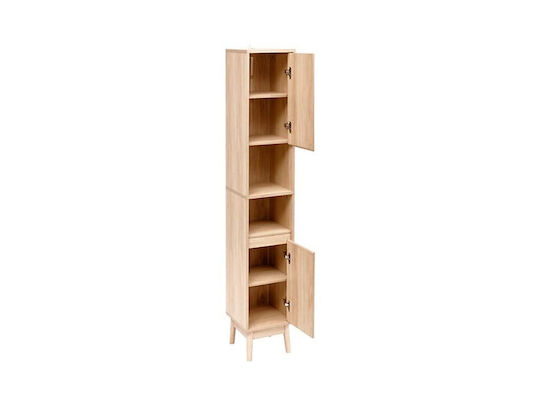 Badezimmersäule Boden H30xB30xH170cm Braun