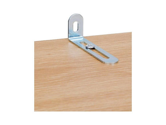 Badezimmersäule Boden H30xB30xH170cm Braun