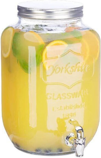 Distribuitor de băuturi De sticlă cu robinet 8lt