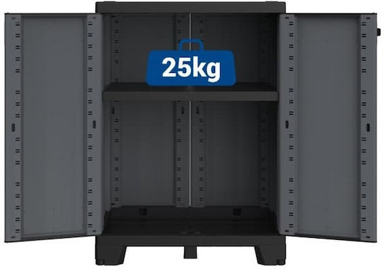 Double Door Plastic 68x39x92cm
