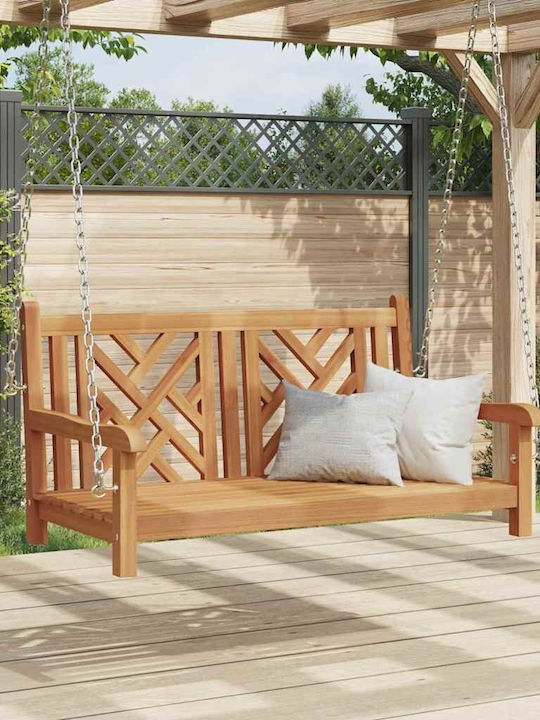 Wooden Swing Brown L114xW60xH64cm