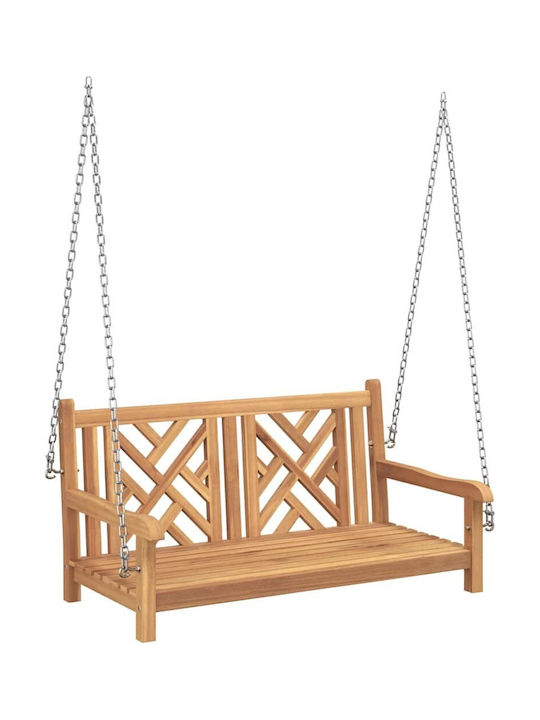 Wooden Swing Brown L114xW60xH64cm