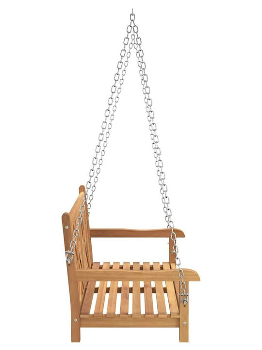Wooden Swing Brown L114xW60xH64cm