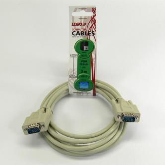 Vga Cable D-sub M Vga D-sub M 3m Gray Logo