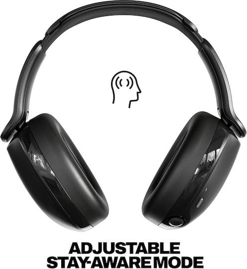 Skullcandy Hesh 360 Wireless / Wired Over Ear Headphones with 100 hours of Operation and Quick Charge Black