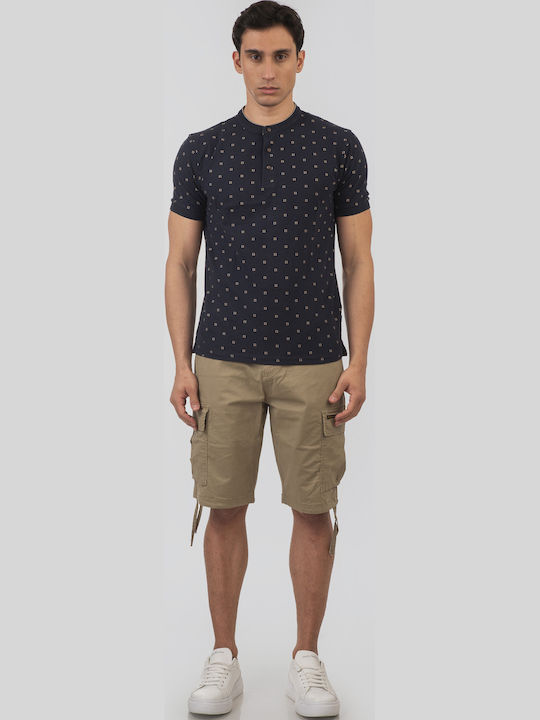 Bluza Tricou Cu Mânecă Scurtă Albastru Marin