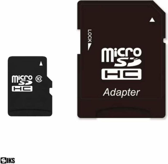 Card De Memorie Microsd 128 Gb Siks Inclus Adaptor Sd Clasa 10 Viteză Mare Compatibil Cameră Video Dvr Auto Cameră Supraveghere Telefon Laptop Tablet Negru